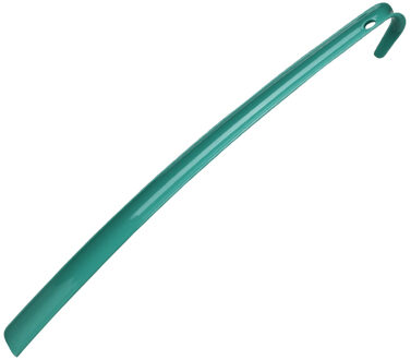 Urban Living Schoenlepel - lang - kunststof - mint groen - 60 cm - schoentrekker