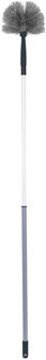 Urban Living Schoonmaak/afstoffen Ragebol met telescoopsteel - uitschuifbaar tot 140 cm