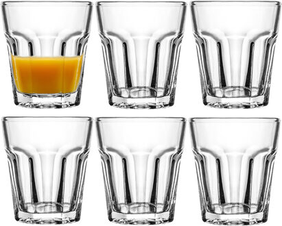 Urban Living Shotglazen Bavarian - set 6x - 45 ml - glas - borrelglazen - luxe glaasjes