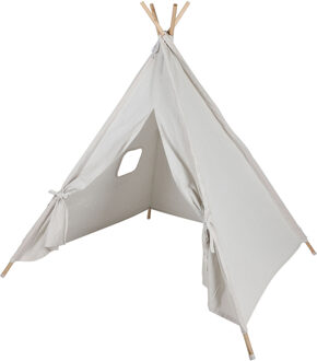 Urban Living Tipi speeltent voor kinderen - 120 x 120 x 150 cm - creme wit - Speeltenten