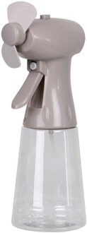Urban Living Ventilator/waterverstuiver voor in de hand - grijs - 350 ml - verkoeling