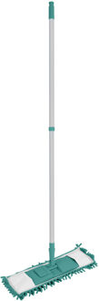 Urban Living Vloerwisser - met steel - groen - verstelbaar - dweil - mop - microvezel dweil