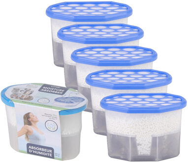 Urban Living Vochtonttrekker/vochtvanger/vochtopnemer - 6x - 350 ml - tegen schimmelvorming - bestrijd condens