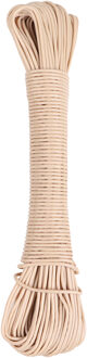 Urban Living Waslijn - 20 meter - PVC - beige - drooglijn / waslijndraad - wasgoed ophangen