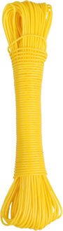 Urban Living Waslijn - 20 meter - PVC - geel - drooglijn / waslijndraad - wasgoed ophangen