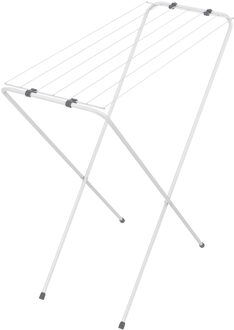 Urban Living Wasrek/droogrek - wit - metaal - 83 x 89 x 34 cm - staand