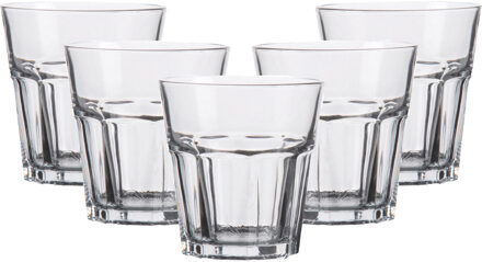 Urban Living Waterglazen Vegas - transparant glas - 6x stuks - 270 ml