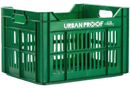 URBAN PROOF Fietskrat 30 liter Gerecycled Kunststof Army Green Groen