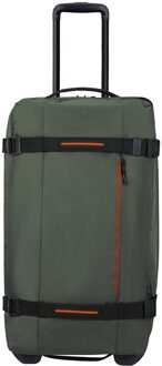 Urban Track Duffle/Wheels M dark khaki Reistas Groen - H 68 x B 40 x D 38.5