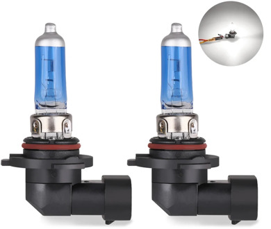 Urbanroad 2Pcs H10 Auto Car Headlight Bulb Lamp 12V 42W 6000K Super White Halogen Fog Headlight Light Lamp