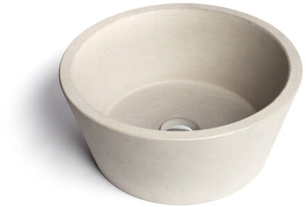 Urbi et Orbi Opzet Wastafel Urbi et Orbi Circum Beton 38x18 cm Medium Grijs