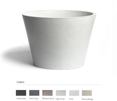 Urbi et Orbi Opzet Wastafel Urbi et Orbi Circum Beton 38x31 cm Bruin Beige