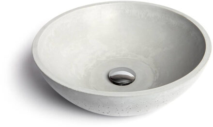 Urbi et Orbi Opzet Wastafel Urbi et Orbi Circum Beton 40x15 cm Medium Grijs