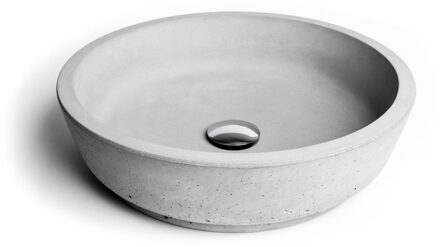 Urbi et Orbi Opzet Wastafel Urbi et Orbi Circum Beton 42x12 cm Donker Grijs