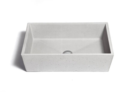 Urbi et Orbi Opzet Wastafel Urbi et Orbi Concis Beton 60x40x16 cm Donker Grijs