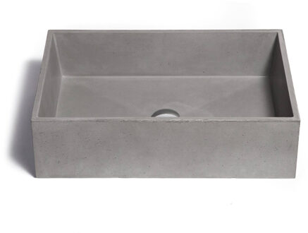 Urbi et Orbi Opzet Wastafel Urbi et Orbi Immissio Beton 60x40x17 cm Donker Grijs