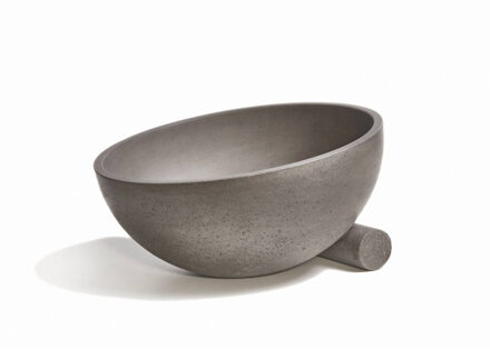 Urbi et Orbi Opzet Wastafel Urbi et Orbi Obliquo Beton 35x19 cm Ivoor