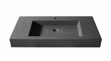 Urbi et Orbi Opzet Wastafel Urbi et Orbi Plura uni 150 Beton 150x50x12 cm Grijs