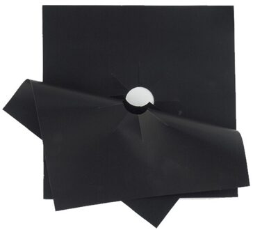Urijk Keuken Hittebestendige Gasbrander Fornuis Protector Wasbare Herbruikbare Non Stick Makkelijk Schoon Vierkante Anti Fouling Pads 2 stks G117285A
