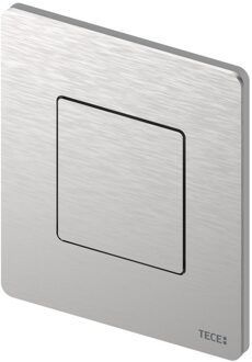 Urinoir Bedieningsplaat TECE Solid 10,4x12,4 cm Glanzend Chroom inclusief Cartouche RVS geborsteld