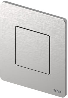 Urinoir Bedieningsplaat TECE Solid 10,4x12,4 cm RVS Geborsteld inclusief Cartouche en Beschermlaag