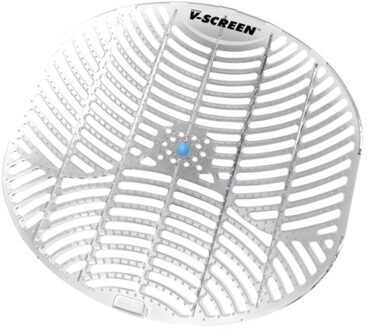 Urinoirmatje cool mint transparant/lichtgrijs