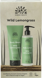 Urtekram Geschenkset Urtekram Blown Away Wild Lemongrass Set 200 ml + 245 ml