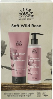 Urtekram Geschenkset Urtekram Dare To Dream Soft Wild Rose Set 200 ml + 245 ml