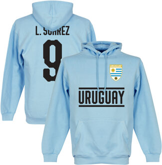 Uruguay Suarez 9 Team Hooded Sweater - S