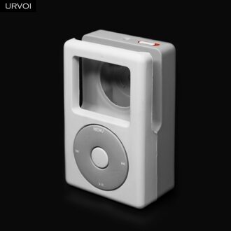 Urvoi Silicone Stand Voor Apple Horloge Houder Watchos Keeper Thuis Opladen Dock Voor Iwatch Oplader Voor Ipod Nano Classic wit