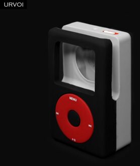 Urvoi Silicone Stand Voor Apple Horloge Houder Watchos Keeper Thuis Opladen Dock Voor Iwatch Oplader Voor Ipod Nano Classic zwart