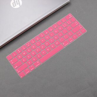 Us Engels Keyboard Case Voor Macbook Pro 13 A1706 Pro 15 A1707 Met Touch Bar Toetsenbord Cover Siliconen protector roze