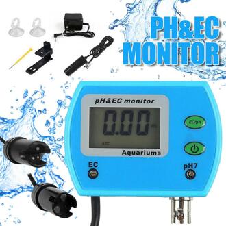Us/Eu Plug Tester 2 In 1 Water Ph Chloor Niveau Draagbare Digitale Ph Meter Zwembad Spa analytische Instrumenten