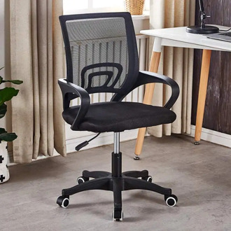 US In Stock High-quality Ergonomic Design Computer Chair Office Home Cafe Universal Wheel Swivel Chair Lifting Adjustable Chair