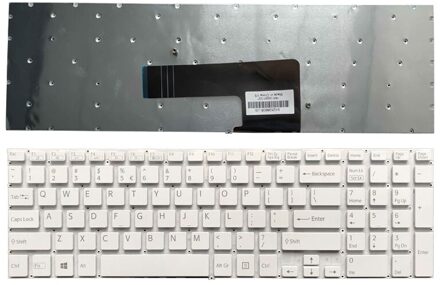 Us Laptop Toetsenbord Voor Sony Vaio Fit SVF152C29M SVF152C29M SVF152C29L SVF15E Zwart/Zilver/Wit
