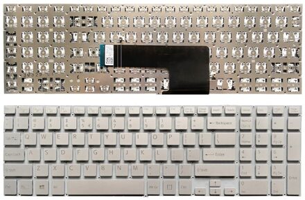 Us Laptop Toetsenbord Voor Sony Vaio Fit SVF152C29M SVF152C29M SVF152C29L SVF15E Zwart/Zilver/Wit
