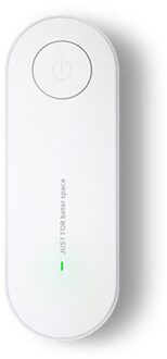 Us Plug Huishouden Oplaadbare Plug-In Ionzer Purifier Thuis Luchtverfrisser Kleine Luchtreiniger Wc Ozon Generator Voorkomen Ziektekiemen wit