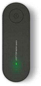 Us Plug Huishouden Oplaadbare Plug-In Ionzer Purifier Thuis Luchtverfrisser Kleine Luchtreiniger Wc Ozon Generator Voorkomen Ziektekiemen zwart