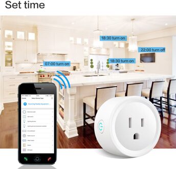 US Plug Smart WiFi Stopcontact Afstandsbediening Home WiFi Smart Socket Draadloze Tijdschakelaar Outlet