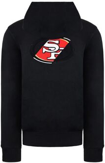 US Sports San Francisco 49ers Sweatshirt met Rits - Heren Zwart