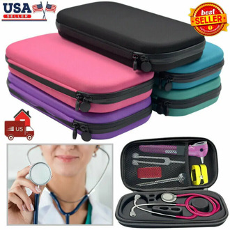 US STOCK Storage Box Stethoscope Travel Case EVA Medical Carry Organizer Bag Hot