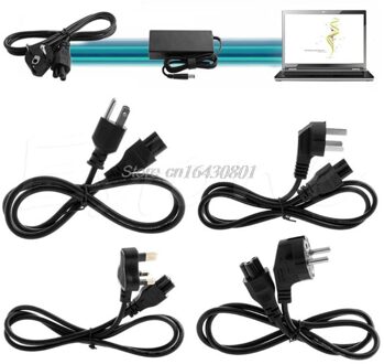 Us/Uk/Eu/Au Plug 3-Pin Ac Power Cord Kabel Voor Dell Laptop Lenovo Thinkpad ibm
