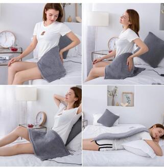 Us/Uk/Eu Plug Mannen Vrouwen Winter Warm Elektrische Verwarming Deken Terug Taille Buik Knie Warm Kompres Deken verlichten Spierpijn Wr 9FF401950-EU