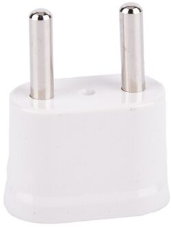 Us Usa Naar Eu Euro Europa Travel Power Plug Adapter Oplader Converter Voor Usa Converter Wit 2stk