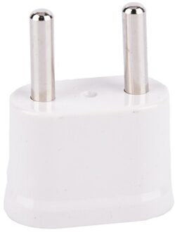 Us Usa Naar Eu Euro Europa Travel Power Plug Adapter Oplader Converter Voor Usa Converter Wit 5stk