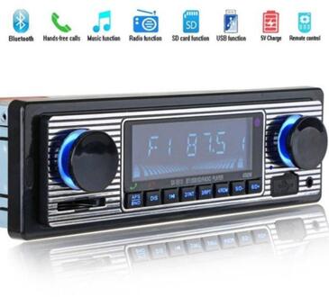 US Vintage Car USB/AUX Bluetooth Radio MP3 Player Stereo Classic Stereo Audio FM Autoradio Car Radio Player Multimedia Play