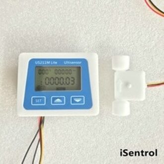 US211M Lite Usn-hs21ts-3 0.3-4LPM Digitale Flow Meter 5V Flow Reader Compatibel Met Alle Onze Hall Effect Water flow Sensor Met