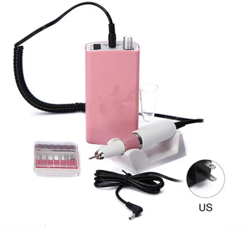 US801 30000RPM Nail Drill Machine Nail Charging Grinding Machine Portable Nail Grinding Machine with Nail Electric Drill Bits