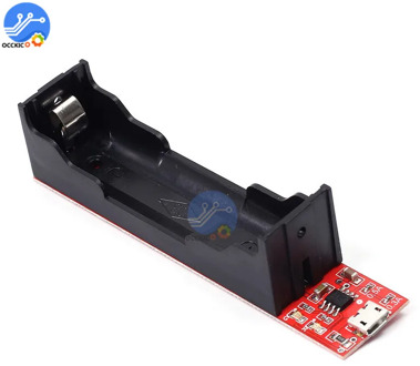 USB 18650 Lithium Battery Charger Board Power Bank Holder 4.2V Lithium 18650 Battery Balancer without Protection Function