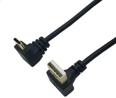Usb 2.0 A Male 90 Graden Rechts Links Up Down Schuine Elleboog Naar Usb 3.1 Type C Elleboog Male Converter data Sync Oplaadkabel